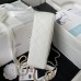 cc 23K AS2431 Mini flap Lambskin bag with top handle Black/white