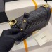 CC A67086 Boy Handbag Black Lambskin Leather Gold