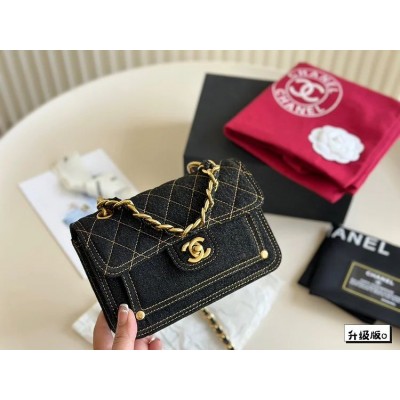 CC new arrival 23s denim bag size: 19*14 cm