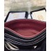 cc CO-CO 19 Card Holder Wallet 11cm/4.3in Gold Toned Hardware For Women Black