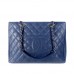cc Grand Shopping Tote Quilted Caviar XL