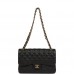 CC Jumbo Classic Double Flap Bag Black Caviar Gold Hardware