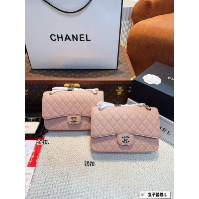 CC new arrival cf bag caviar leather size; 26*6*17cm