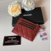 cc Flat Card Holder Red Bag For Women 11.5cm/4.5in