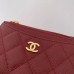 cc Flat Card Holder Red Bag For Women 11.5cm/4.5in