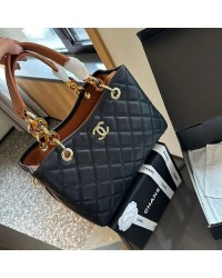 Cc new arrival vintage tote bag caviar leather size: 27cm