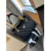 Cc new arrival vintage tote bag caviar leather size: 27cm