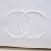 CC Soft Calfskin Shopping Bag Top Handle red/white