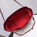 CC Soft Calfskin Shopping Bag Top Handle red/white