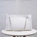 CC Soft Calfskin Shopping Bag Top Handle red/white