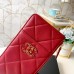 cc 19 Matelasse Phone and Card Case Red Bag For Women 19cm/7.5in