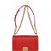 CC Medium Boy Bag Red Lambskin Antique Gold Hardware