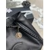 CC Soft Calfskin Shopping Bag Top Handle Black