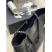 CC Soft Calfskin Shopping Bag Top Handle Black