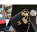 CC new arrival caviar leather phone bag size: 12*16 cm