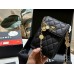 CC new arrival caviar leather phone bag size: 12*16 cm