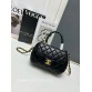 CC 24c coco women handbag size: 11.2*20.5*5.5 cm