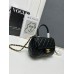 CC 24c coco women handbag size: 11.2*20.5*5.5 cm