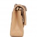 CC Medium Classic Double Flap Bag Beige Lambskin Silver Hardware