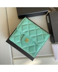 cc Small Classic Flap Wallet Mint Bag For Women 10.5cm/4.1in