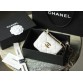 cc CO-CO Clutch With Chain 9.5cm/3.7in Gold Toned Hardware For Women White