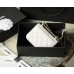 cc CO-CO Clutch With Chain 9.5cm/3.7in Gold Toned Hardware For Women White