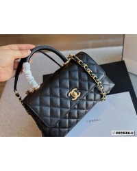 CC new arrival coco handle caviar leather size : 23*13cm