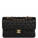 CC Small Classic Double Flap Black Caviar Gold Hardware