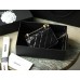 cc CO-CO Clutch With Chain 9.5cm/3.7in Gold Toned Hardware For Women Black