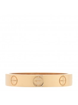 18K Yellow Gold 3.5mm LOVE Wedding Band Ring 56 7.5