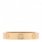 18K Yellow Gold 3.5mm LOVE Wedding Band Ring 56 7.5