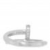 18K White Gold Diamond Juste Un Clou Ring 52 6