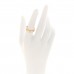 18K Yellow Gold 8 Diamond 4mm LOVE Wedding Band Ring 54 7