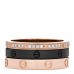 18K Pink Gold Diamond Ceramic LOVE Ring Set 50 5.25