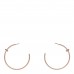 18K Pink Gold Diamond Juste Un Clou Hoop Earrings