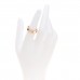 18K Pink Gold Sapphire Garnet Amethyst 5.5mm LOVE Ring 51 5.75