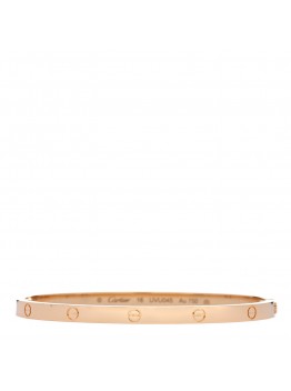 18K Yellow Gold Small LOVE Bracelet 16