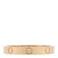 18K Yellow Gold 3.5mm LOVE Wedding Band Ring 67 11.75