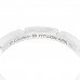 18K White Gold Maillon Panthere Wedding Band Ring 63 10.25