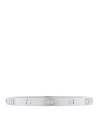 18K White Gold 4 Diamond LOVE Bracelet 18