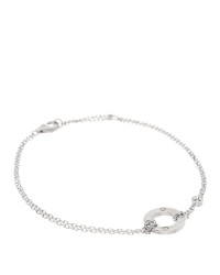 18K White Gold Diamond LOVE Bracelet