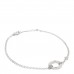 18K White Gold Diamond LOVE Bracelet