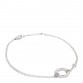 18K White Gold Diamond LOVE Bracelet