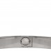 18K White Gold Brushed Finish LOVE Bracelet 17