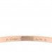 18K Pink Gold 6 Diamond Small LOVE Bracelet 16