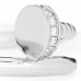 18K White Gold Diamond Juste Un Clou Ring 58 8.25