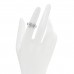 18K White Gold Diamond C De Cartier Ring  50 5.25