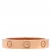 18K Pink Gold Diamond 4mm LOVE Wedding Band Ring 58 8.25