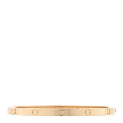 18K Yellow Gold Small LOVE Bracelet 15