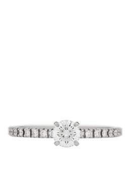 Platinum Diamond .26ct Etincelle De Cartier Solitaire Engagement Ring 46 3.75